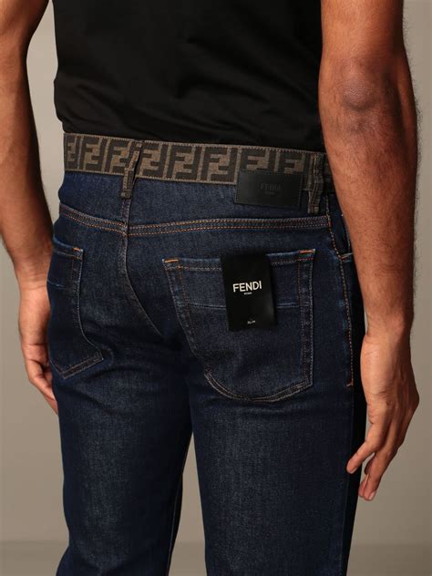 blue monogram fendi jeans|FENDI two.